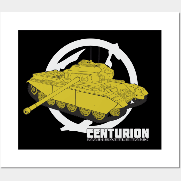 British Centurion Mk. 3 main battle tank Wall Art by FAawRay